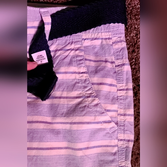 Urban Pipeline cotton men's walking shorts sz32 blue/white pin stripe - Picture 7 of 8